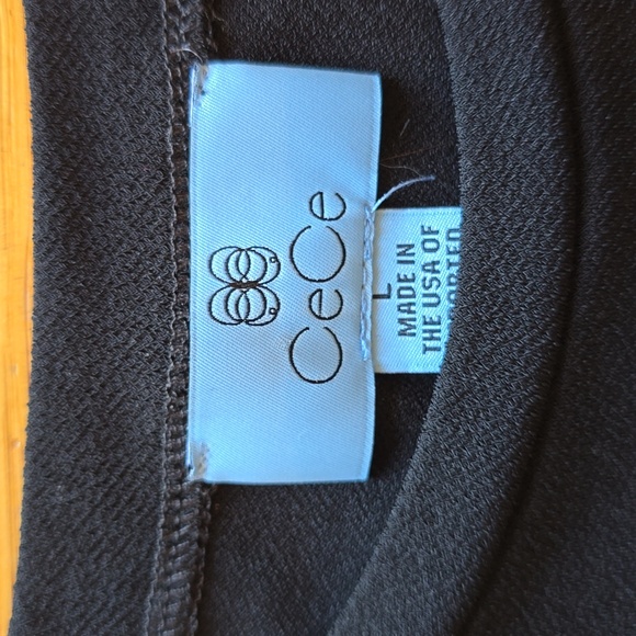 CeCe Sportswear, Mora Swiss Polka Dot Knit Top, Women's Size L - Picture 5 of 10